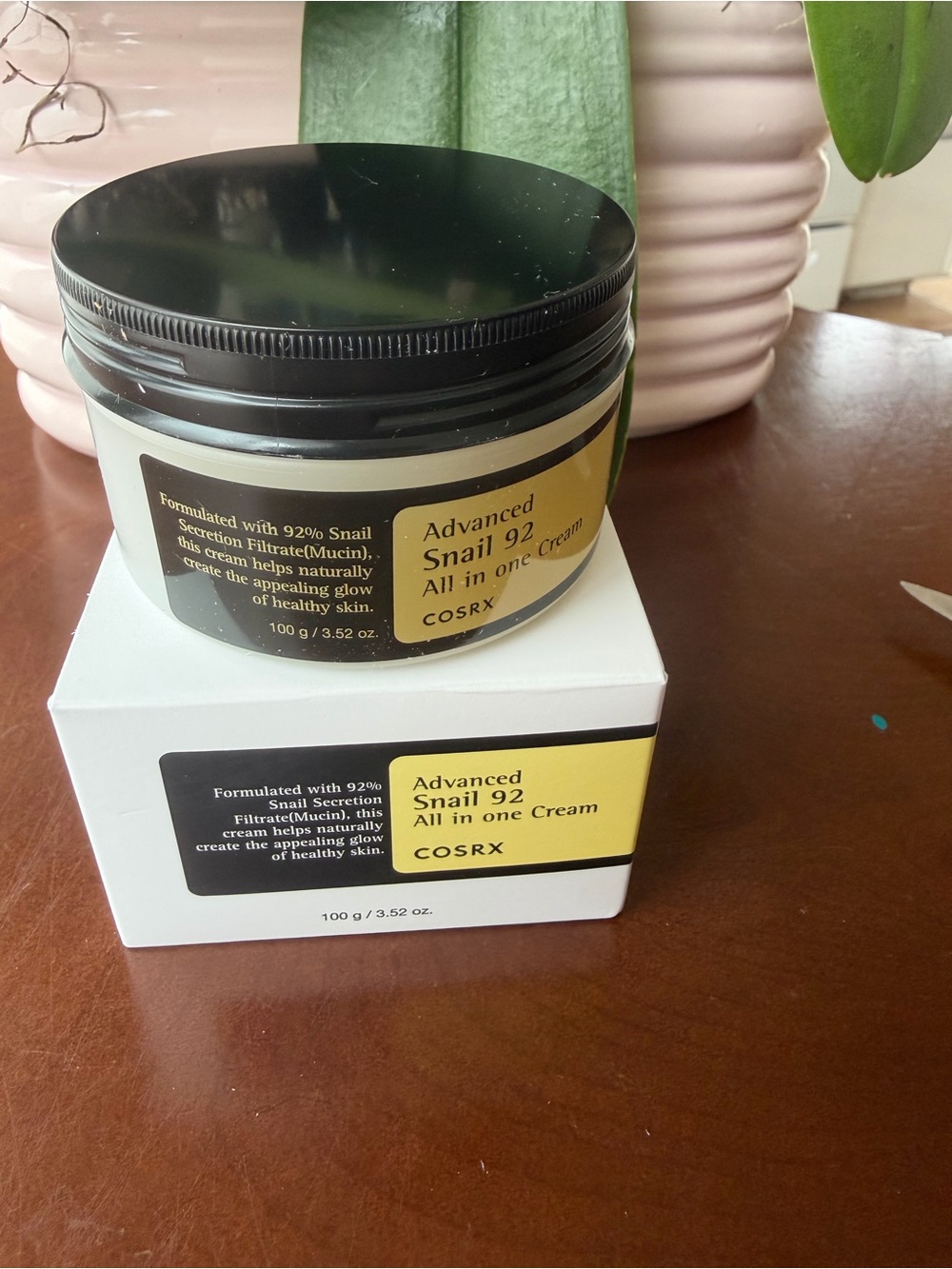 COS Advanced Snail 92 All-in-One Cream - Black and Yellow